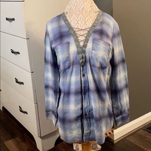 Long sleeve plaid flannel
